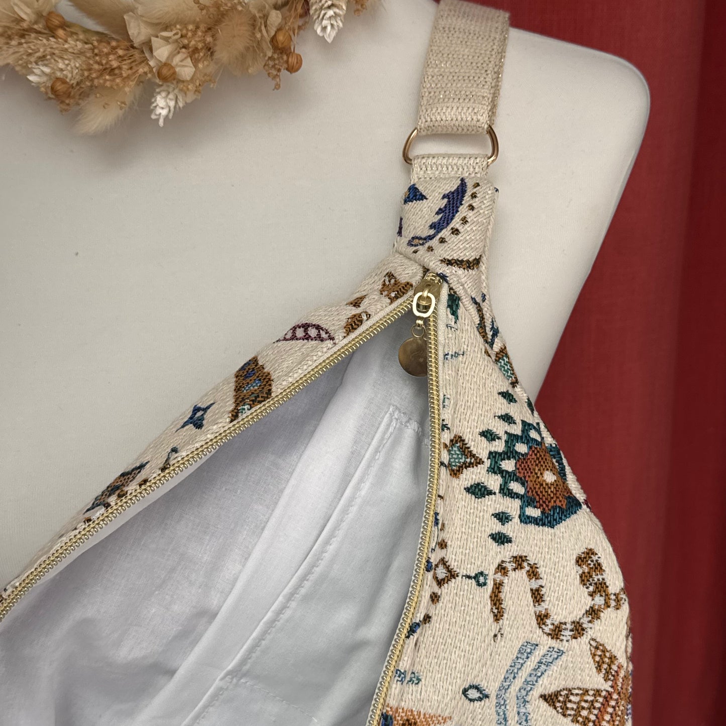 Sac banane XL - Jacquard Tibet
