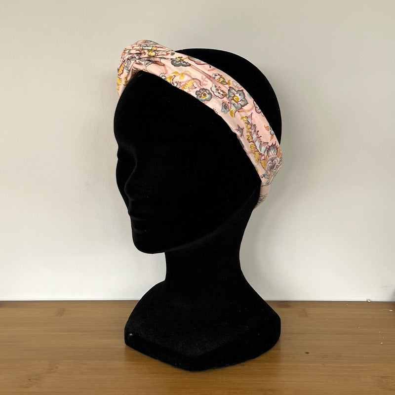BANDEAU CHEVEUX MODULABLE FAIT MAIN Coton Flower| L'ATELIER D'ÉLISE