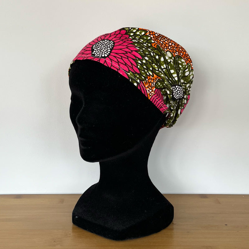 Les accessoires cheveux - Fichu coton wax