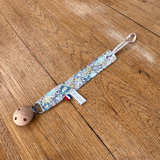 Attache tétine - Liberty violet