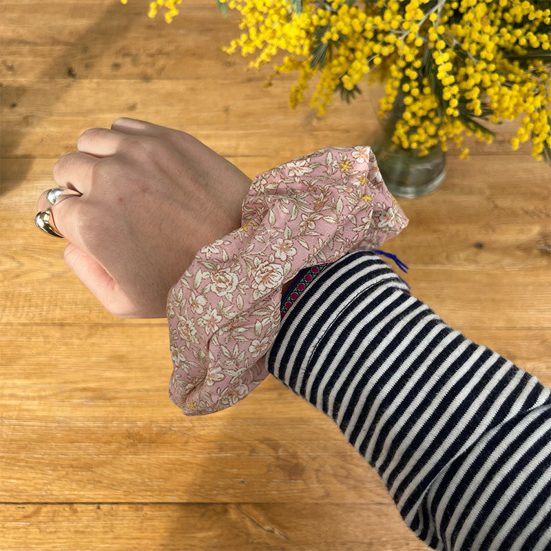 Maxi chouchou - Liberty rose & beige