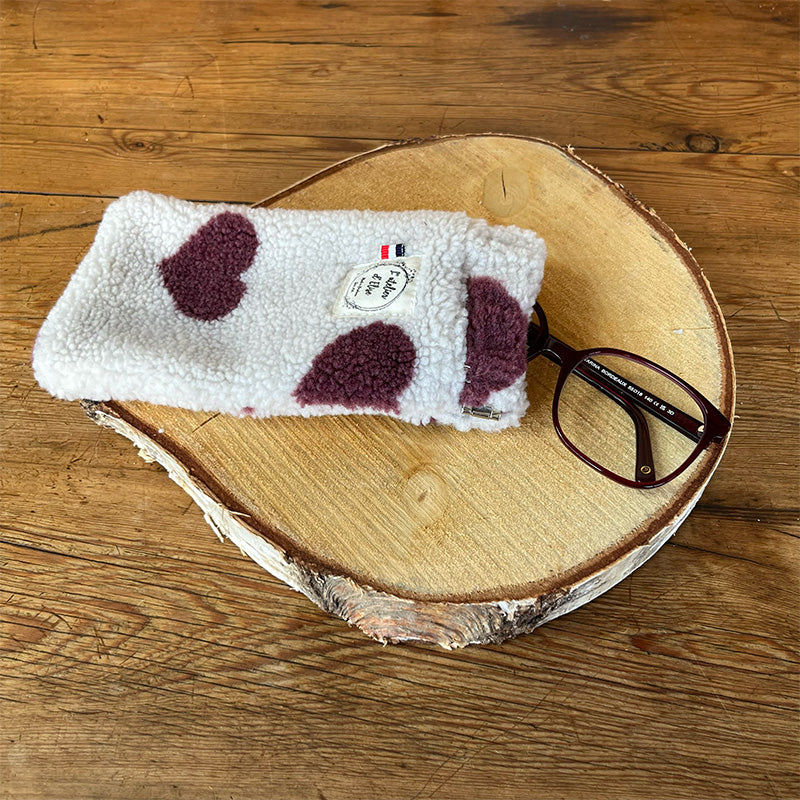 Étui à lunettes - Moumoute Coeurs