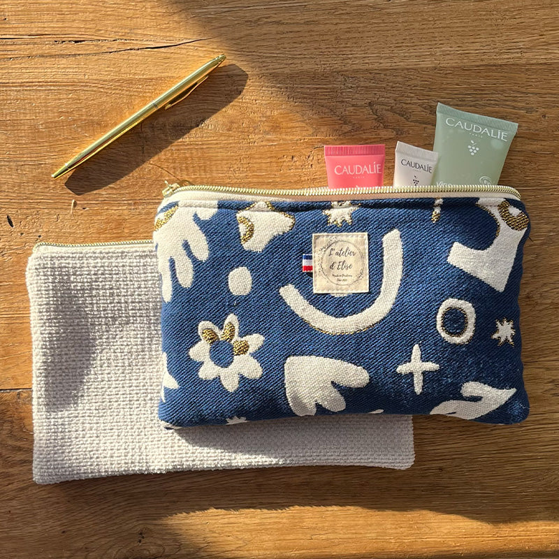 Trousse - Jacquard Océan