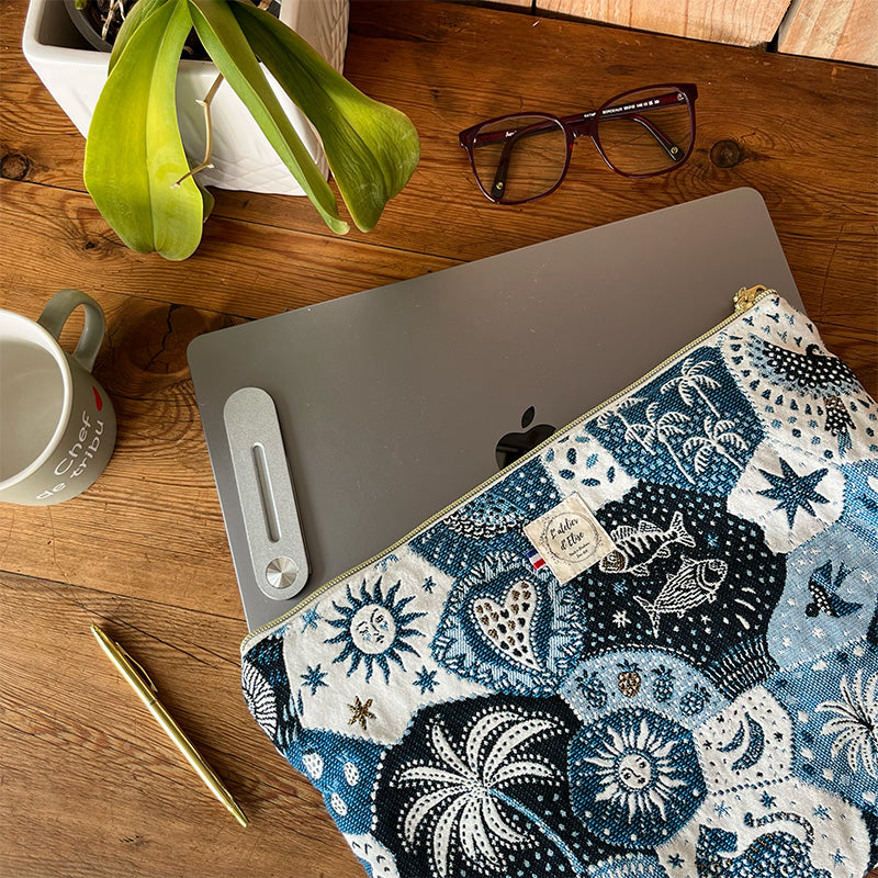 Housse d'ordinateur 15"- Jacquard Astro