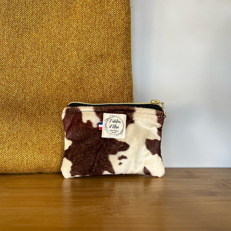 Porte monnaie - Tissu vache