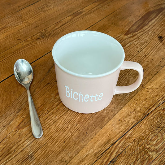 Tasse message céramique - Bichette