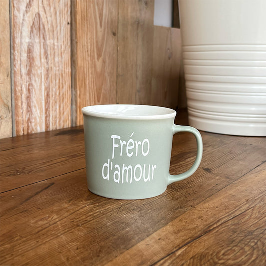 Tasse message céramique - Fréro d'amour