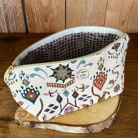 Trousse de toilette imperméable - Jacquard Tibet