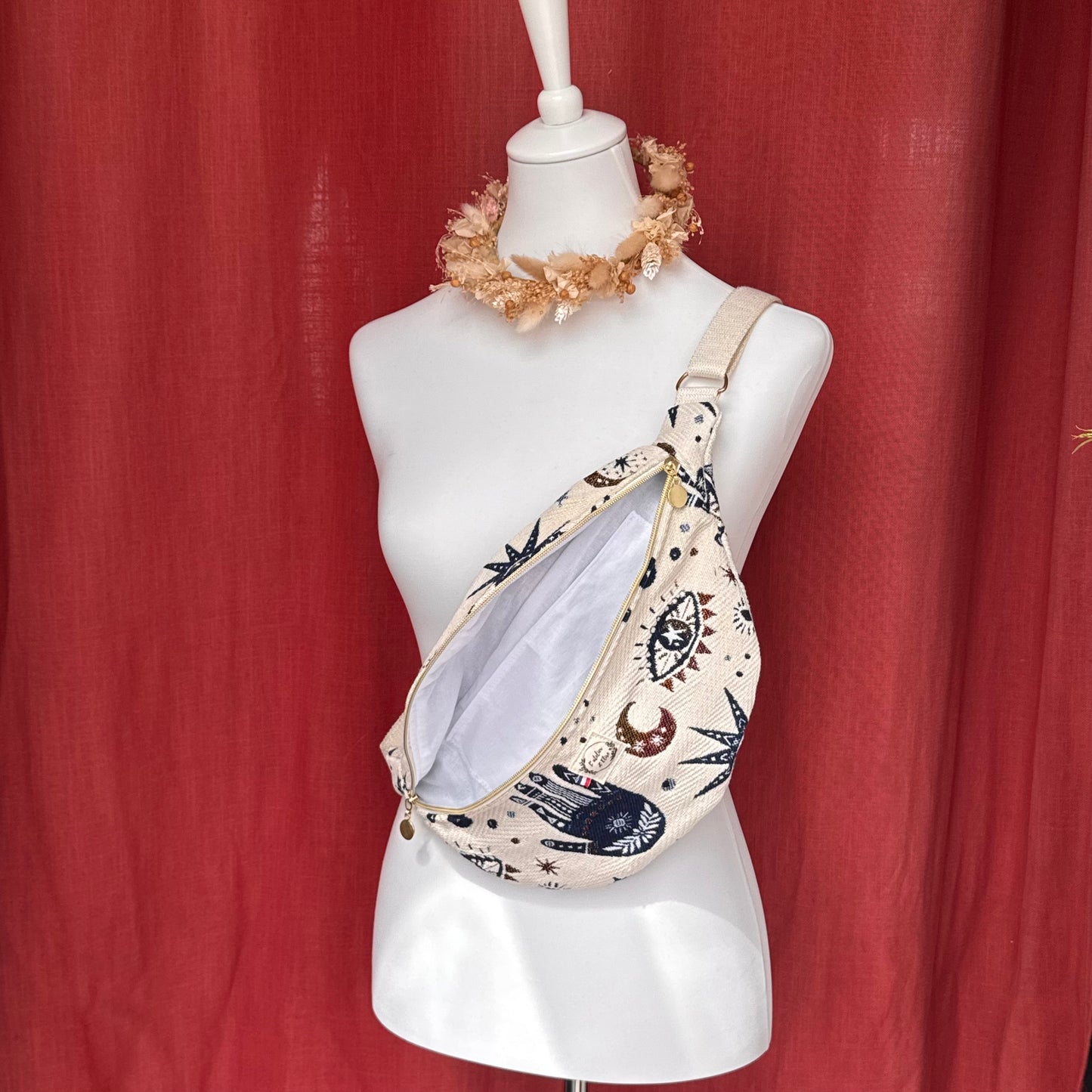 Sac banane XL - Jacquard galaxie