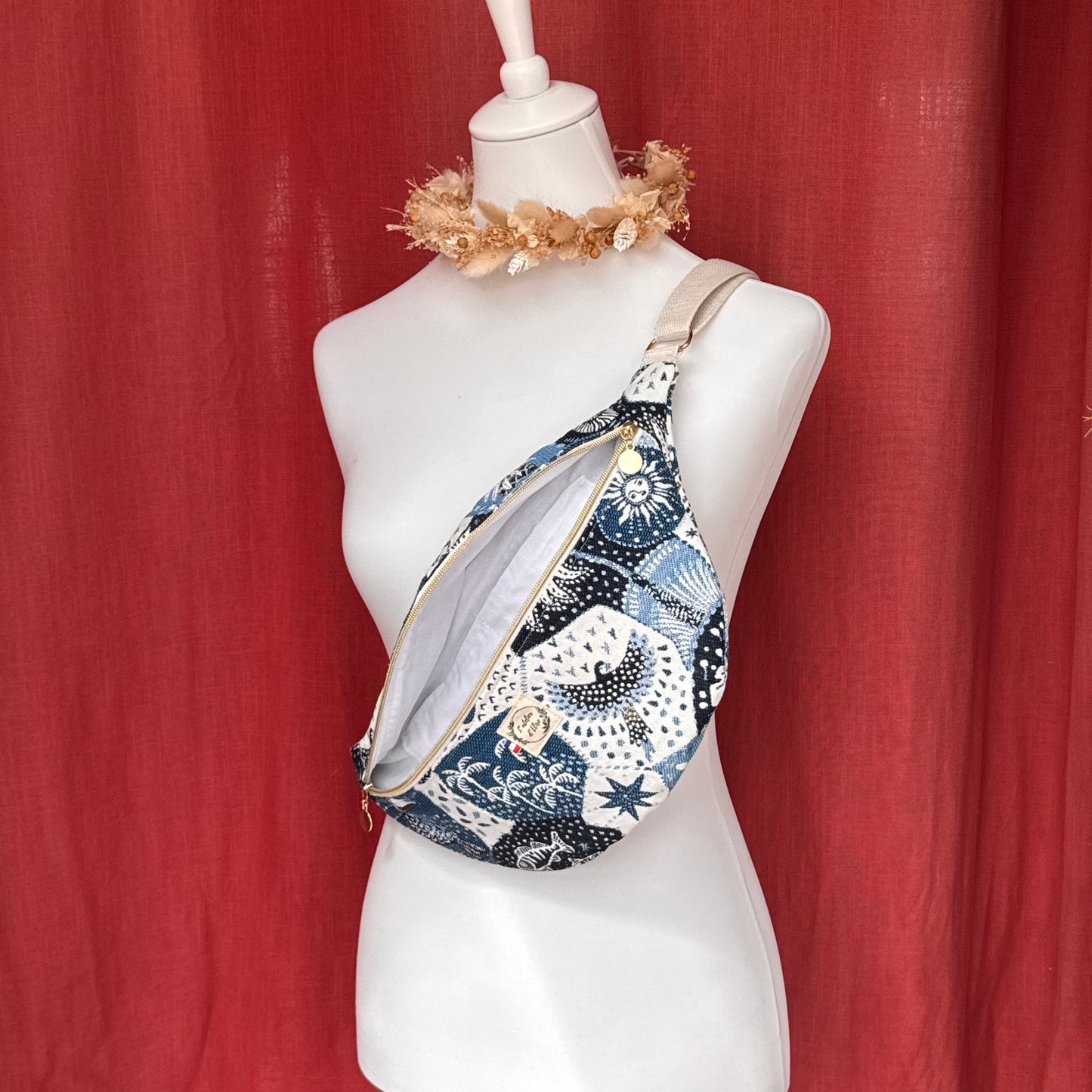 Sac banane XL - Jacquard astro