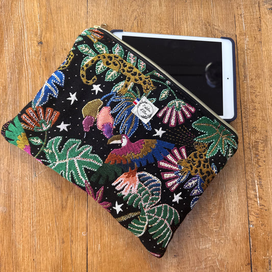 Pochette tablette 13" - JACQUARD Jungle