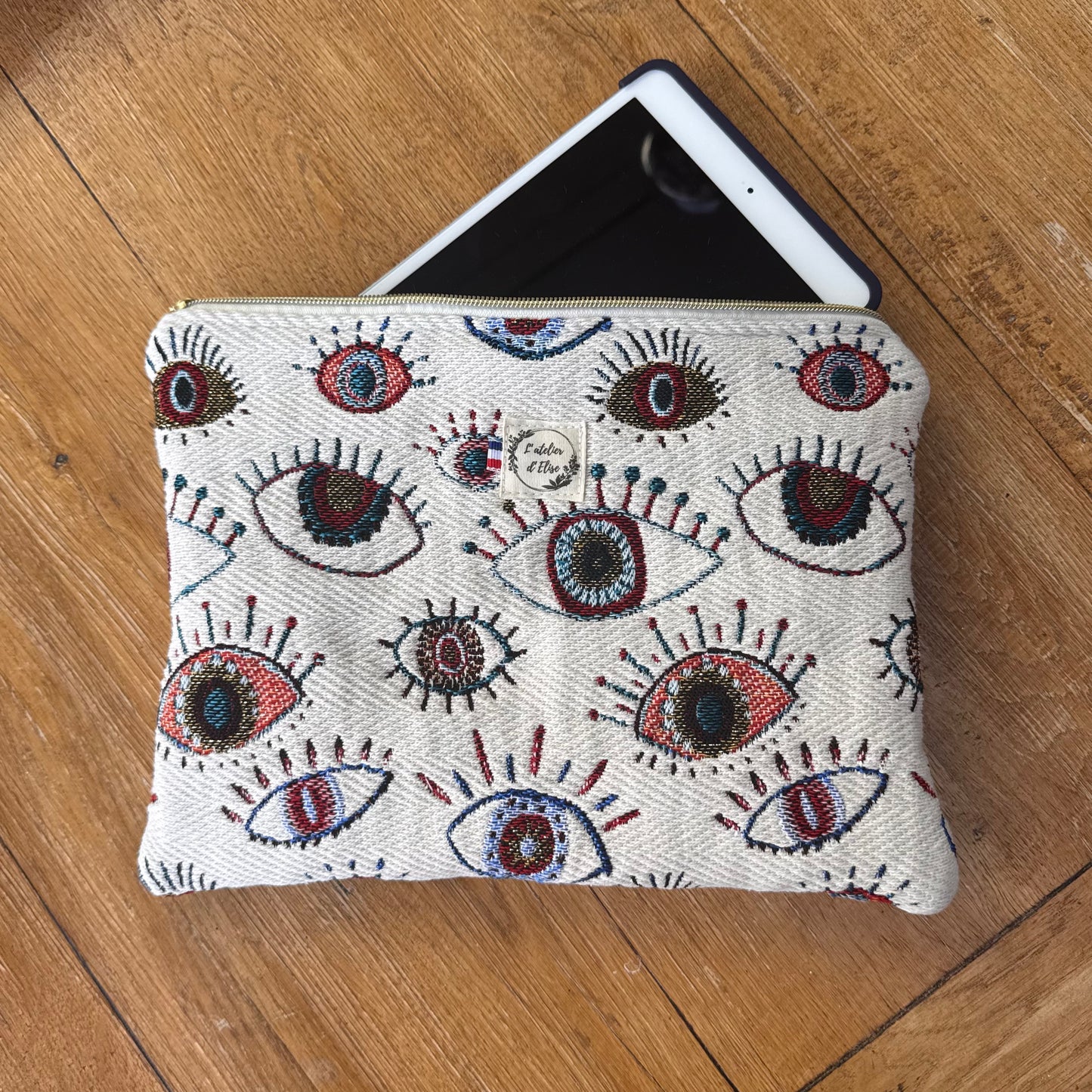 Pochette tablette 13" - JACQUARD Cyclope