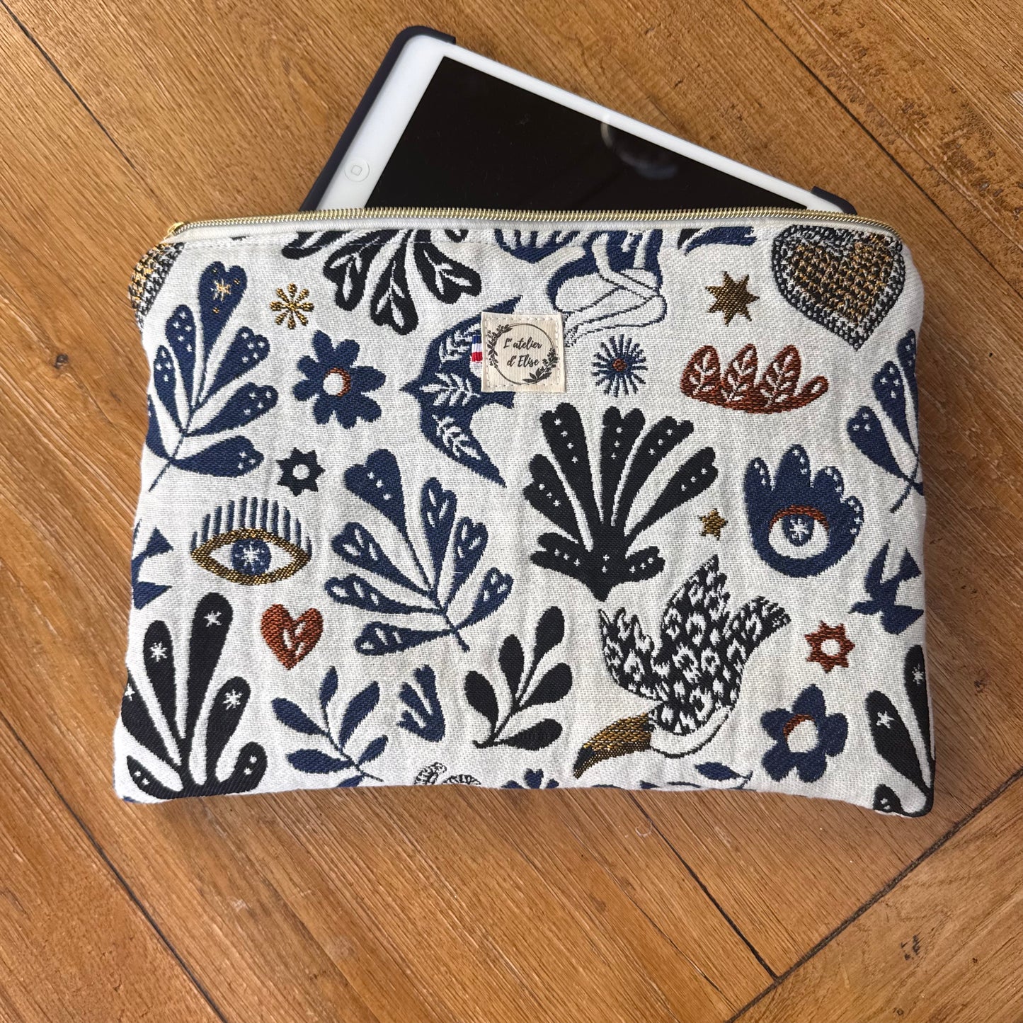 Pochette tablette 13" - Jacquard MAGE