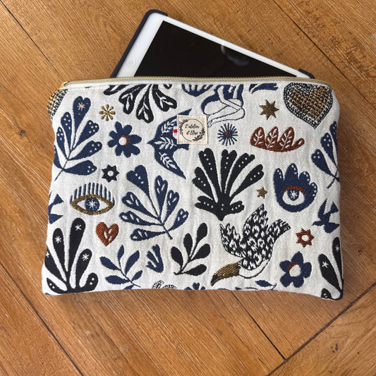 Pochette tablette 13" - Jacquard MAGE