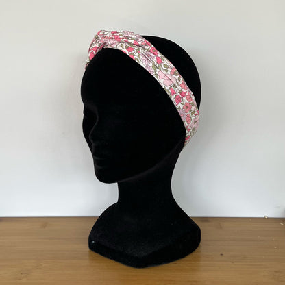 Bandeau fil de fer - Liberty rose