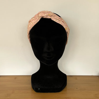 Bandeau fil de fer -Liberty rose