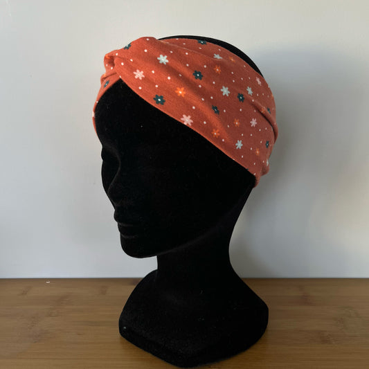 Bandeau élastique - Jersey fleuri