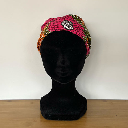 Les accessoires cheveux - Fichu coton wax