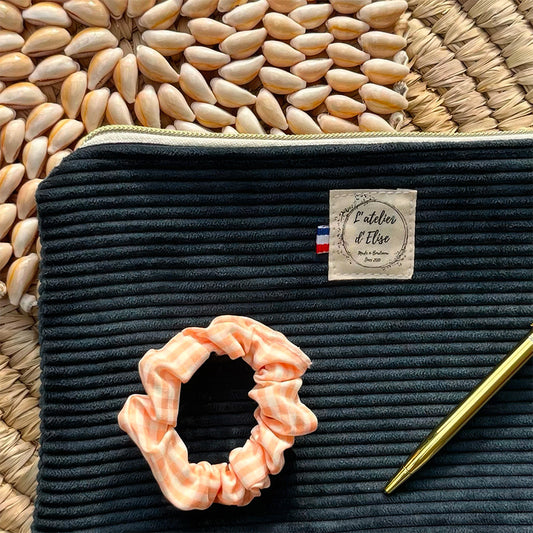 CHOUCHOU FAIT MAIN Vichy orange | L'ATELIER D'ÉLISE