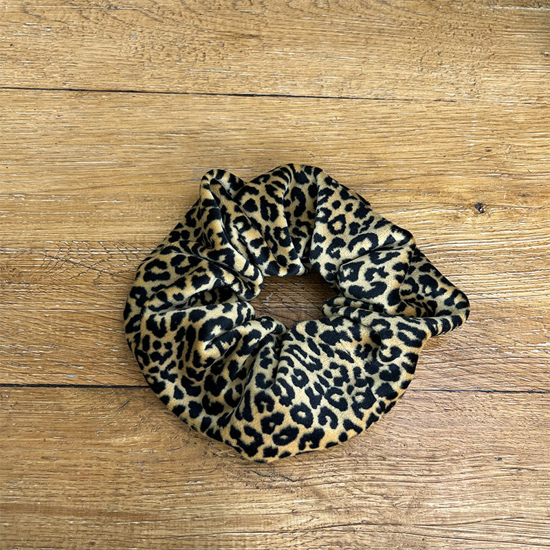 Maxi chouchou - Velours léopard