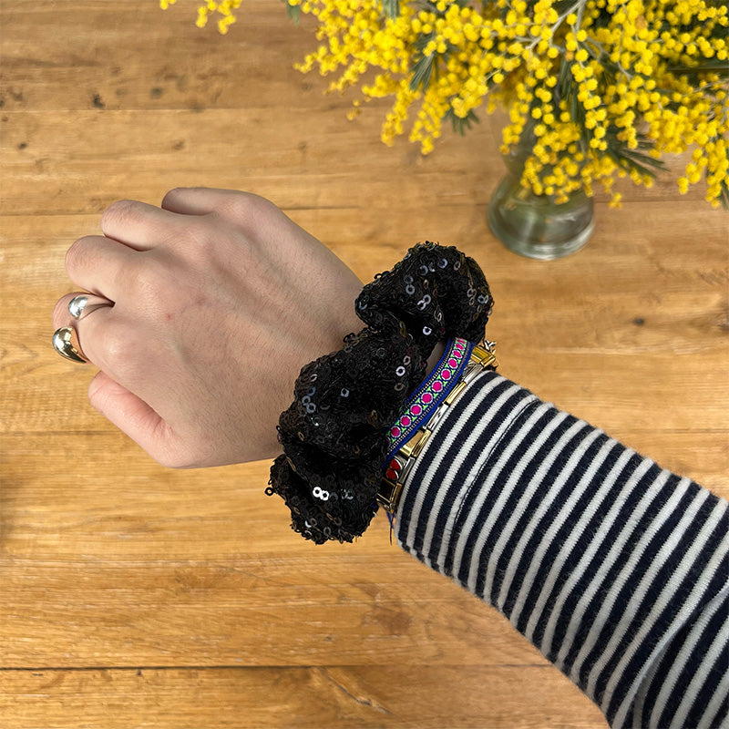 Maxi chouchou - Sequin noir