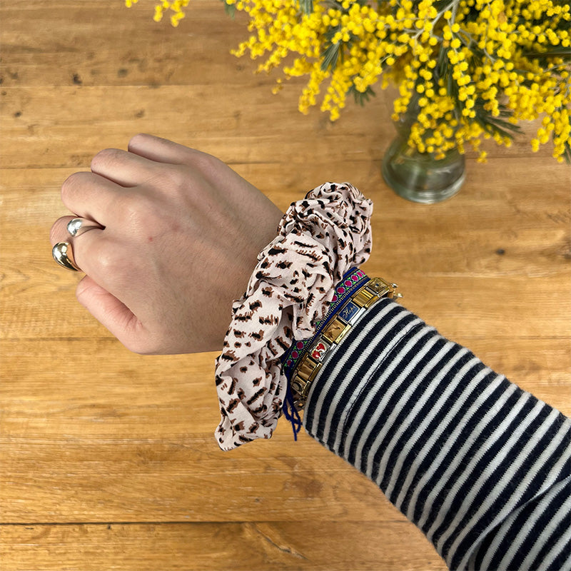 Maxi chouchou - Léopard rose