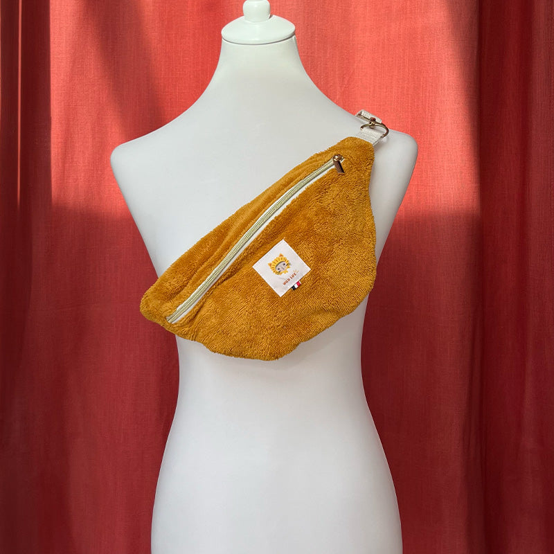 Sac Banane Fait Main éponge moutarde | L'Atelier d'Élise