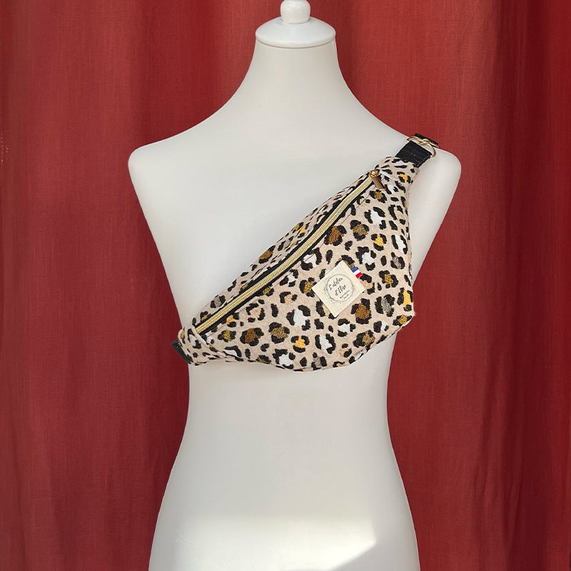 Sac Banane Enfant Fait Main léopard| L'Atelier d'Élise