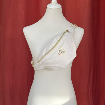 Sac banane petite taille - Jean blanc