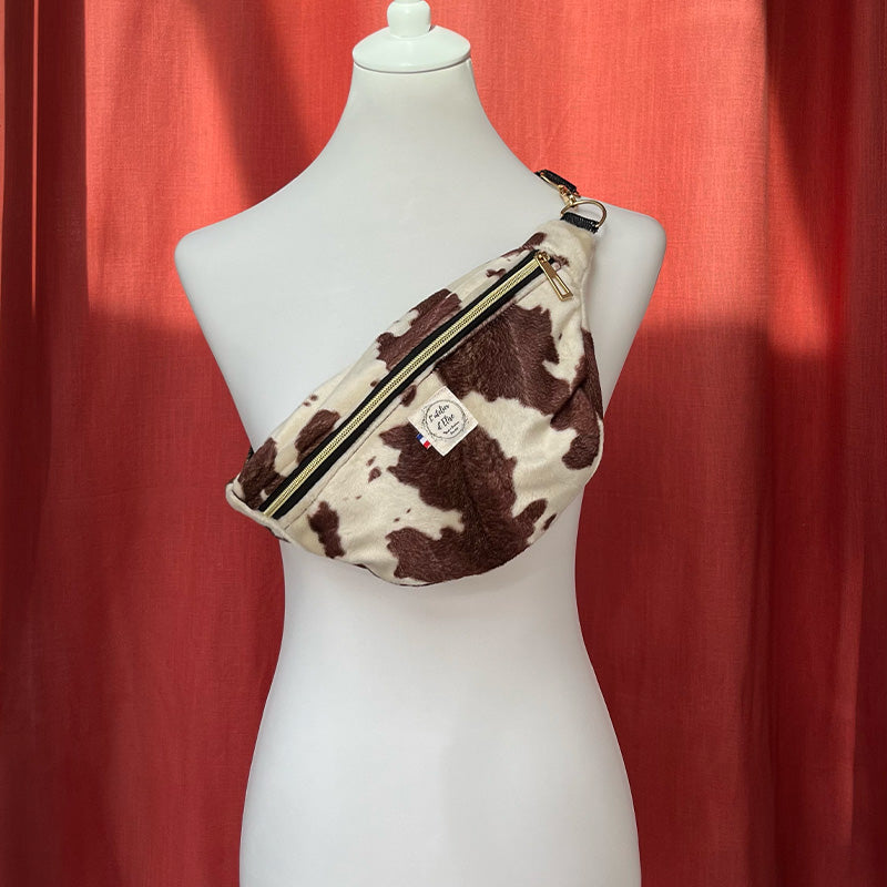 Sac Banane Fait Main vache | L'Atelier d'Élise