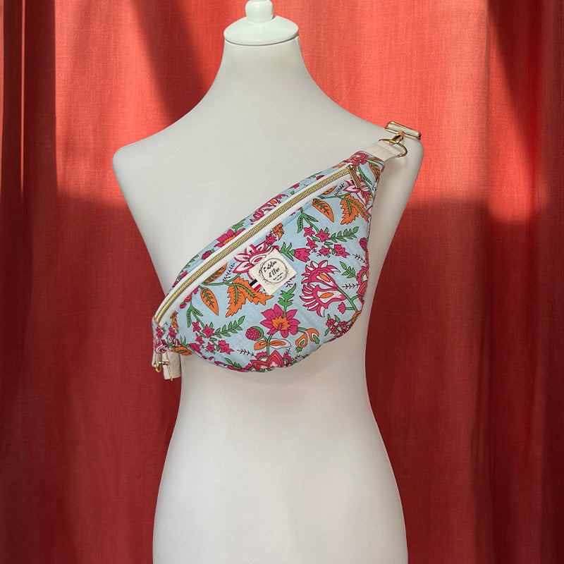 Sac Banane Fait Main Block print | L'Atelier d'Élise