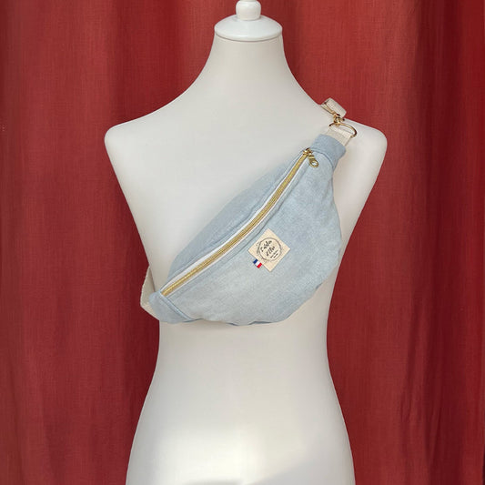 Sac Banane Enfant Fait Main jean recyclé | L'Atelier d'Élise