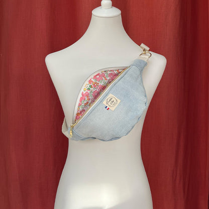 Sac banane petite taille - Jean recyclé