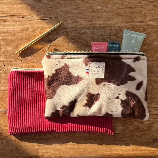 TROUSSE FAIT MAIN vache| L'ATELIER D'ÉLISE