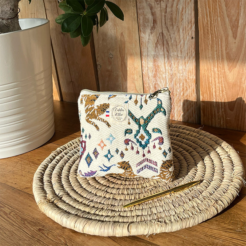 Pochette carré - Jacquard Tibet