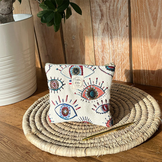 Pochette carré - Jacquard  Cyclope