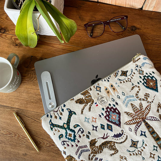 Housse d'ordinateur 15"- Jacquard Tibet