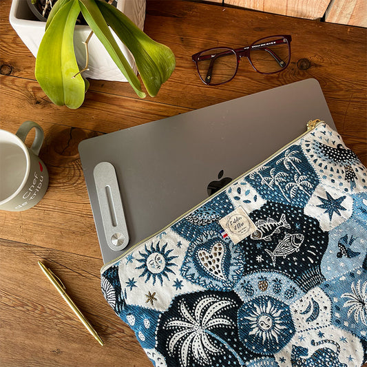 Housse d'ordinateur 15"- Jacquard Astro