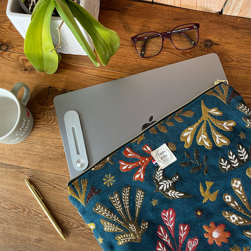 Housse d'ordinateur 15" - Jacquard Corail