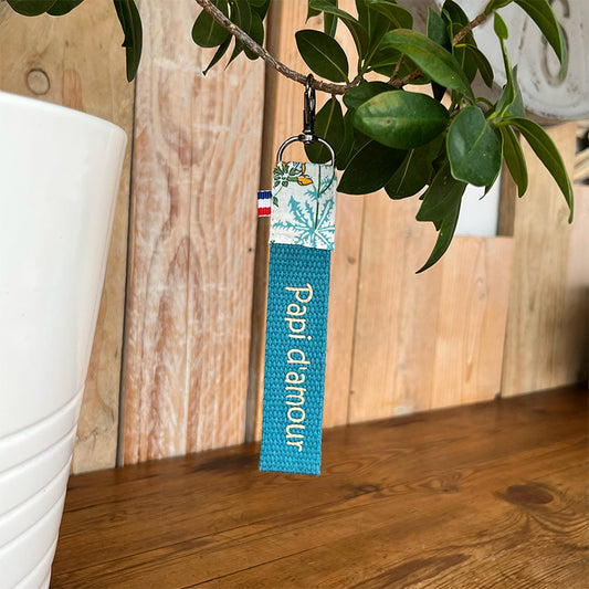 Porte clé Papi d'amour