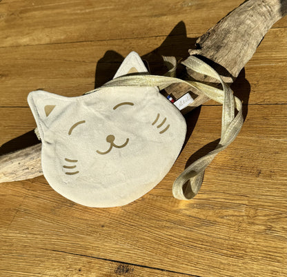 Sac chat "beige"