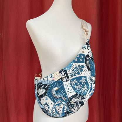 Sac demi-lune - Jacquard  Astro