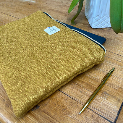 Pochette tablette 13" - Jacquard moutarde