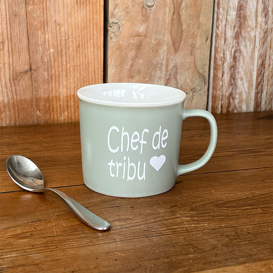 Tasse message céramique - Chef de tribu