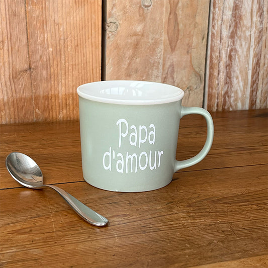Tasse message céramique - Papa d'amour
