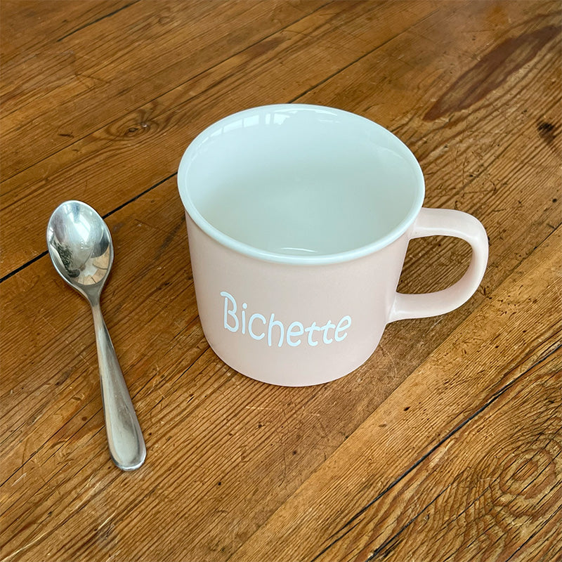 Tasse message céramique - Bichette