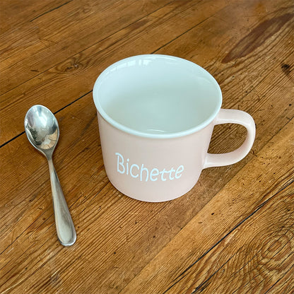 Tasse message céramique - Bichette