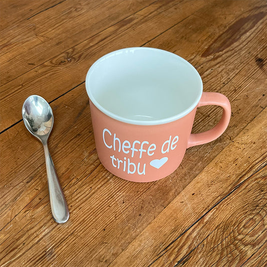 Tasse message céramique - Cheffe de tribu