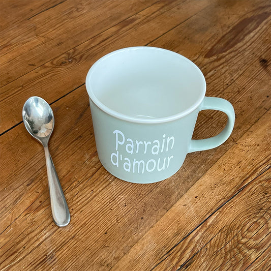 Tasse message céramique - Parrain d'amour