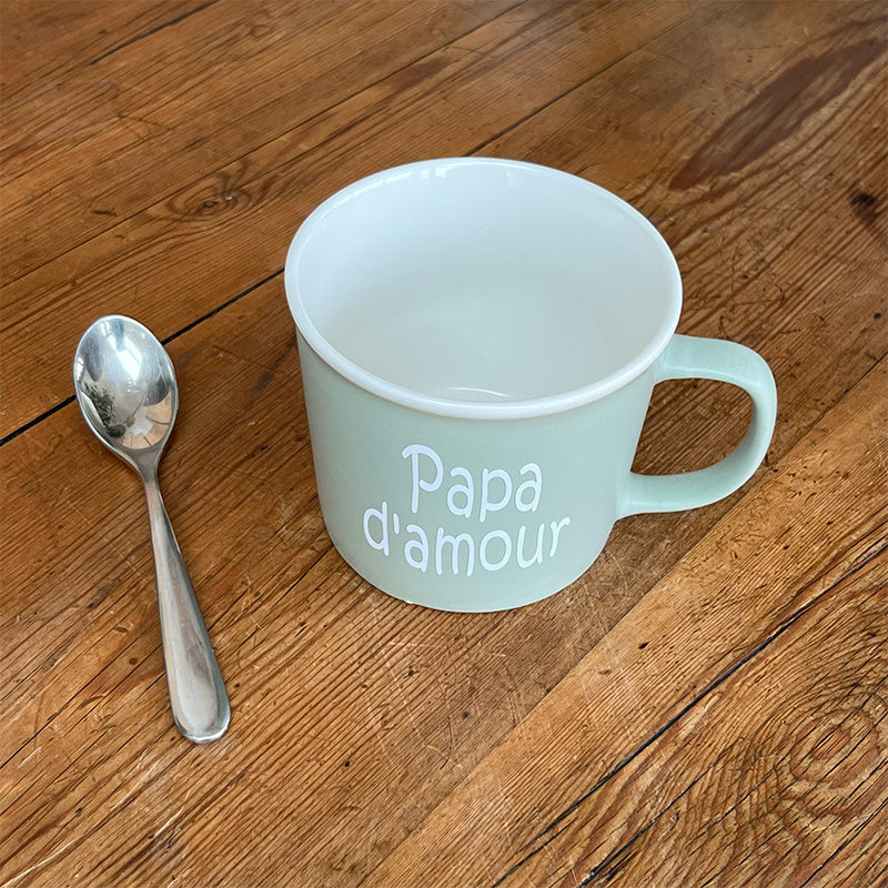 Tasse message céramique - Papa d'amour